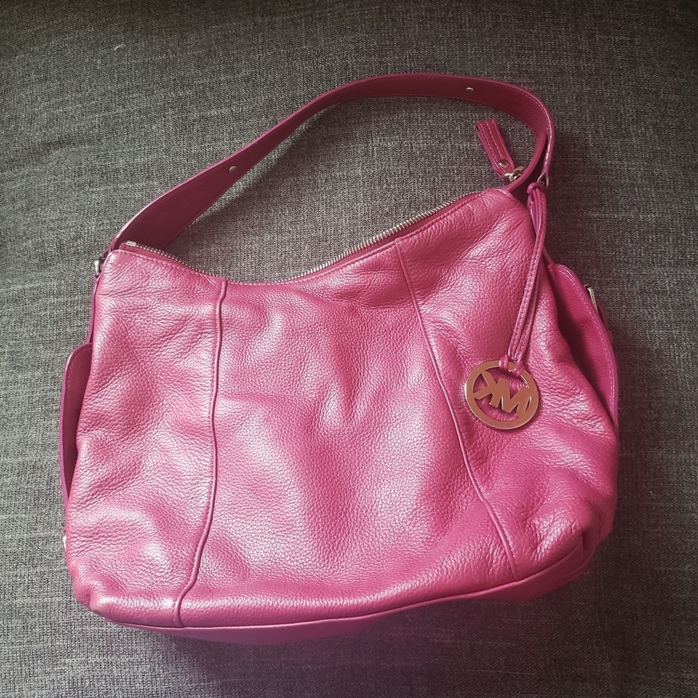 Michael Kors Fuschia Leather purse